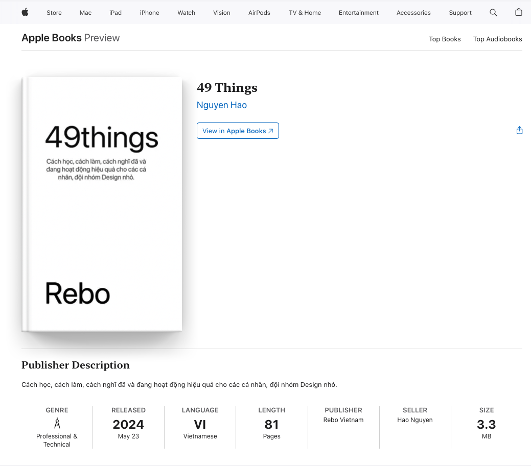 49THINGS book on Apple Books
